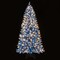 Blue PVC and Metal LED Christmas Tree with 270 Lights - Pre-Lit